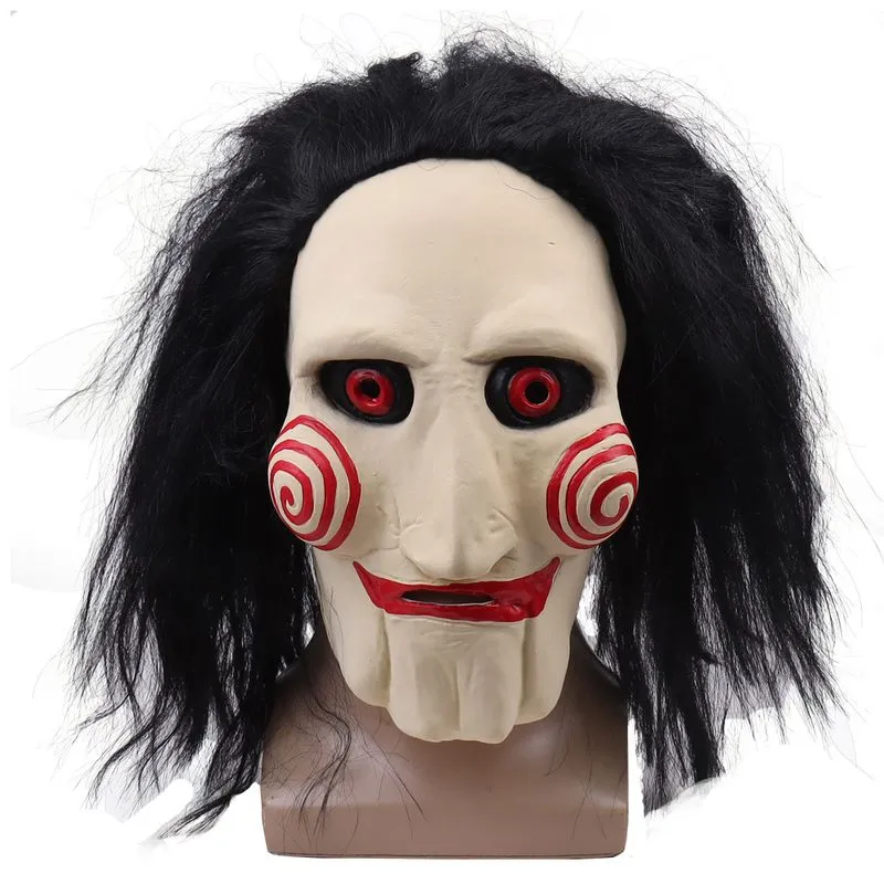 Máscara Saw Horror Cosplay Halloween Latex Overhead 170 G