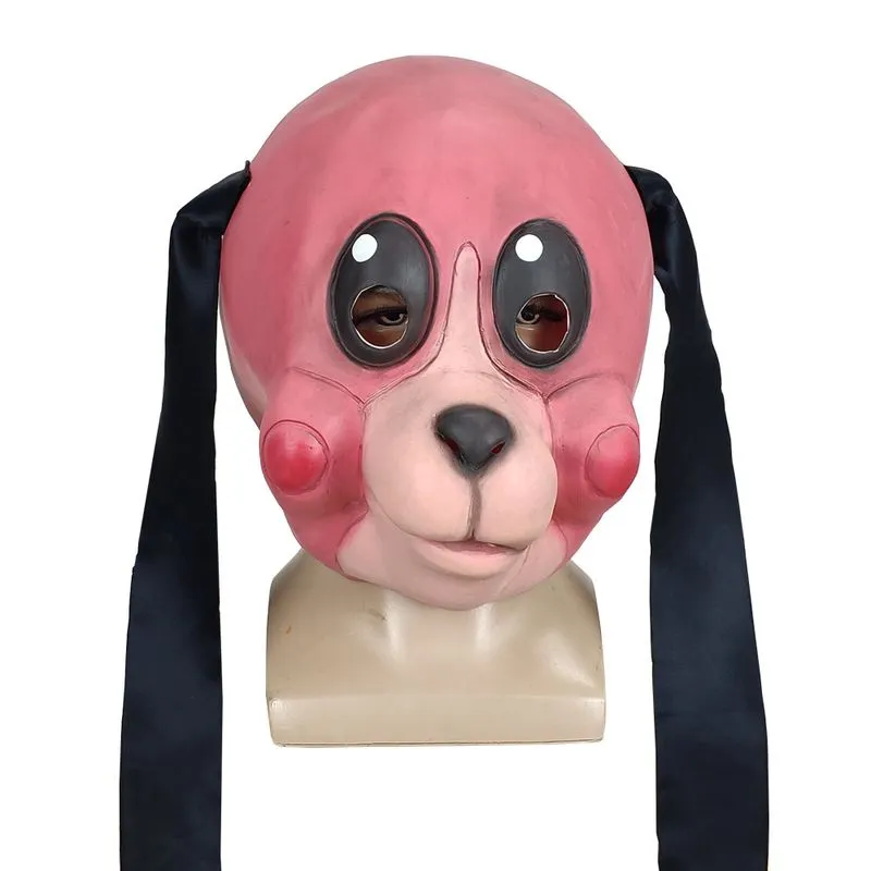 Máscara Umbrella Academy Cha Cha Cosplay Latex Overhead
