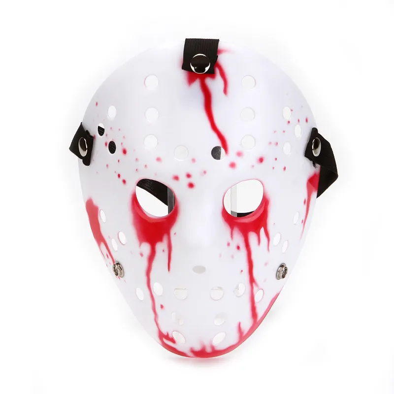 Máscara De Cosplay Bloody Jason, Adereço De Festa De Halloween 26x21cm