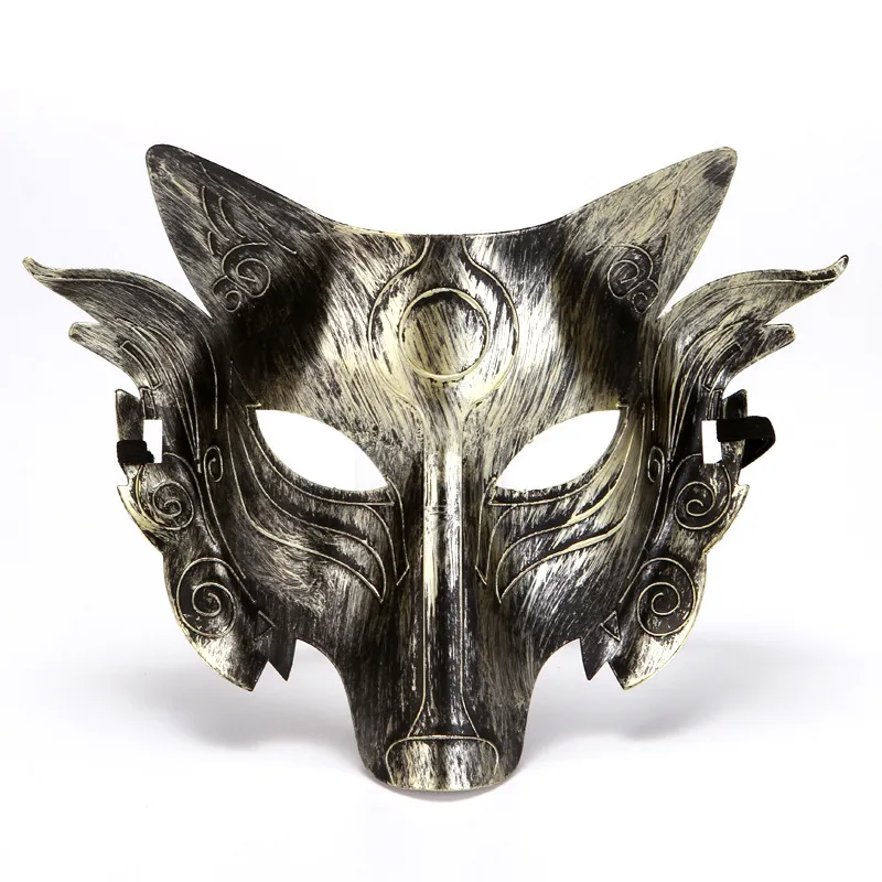 Máscara De Cosplay Horror Wolf Paródia De Halloween Adereços De Cosplay