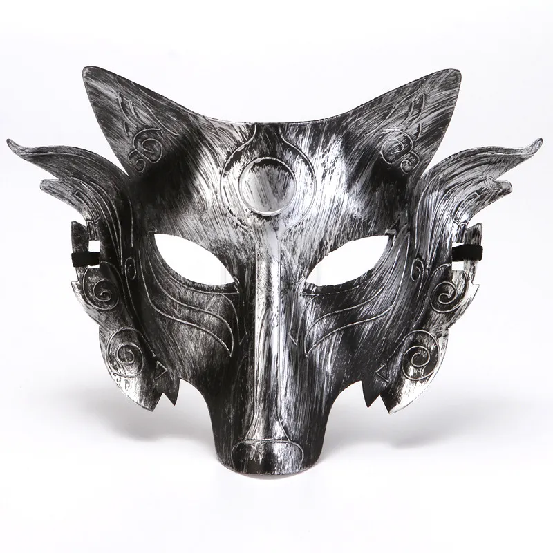 Máscara De Cosplay Wolf Halloween Police And Gangster Prop
