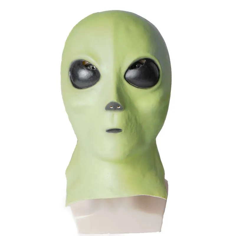 Máscara De Cosplay Alien Latex Overhead Party, Decoração De Halloween