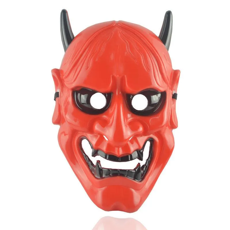 Máscara De Plástico Spooky Prajna Japenese Scary Full Face Sho