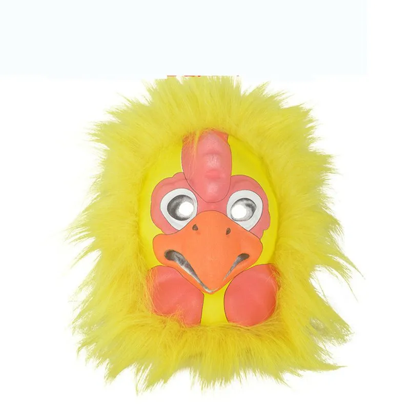 Mask Chicken Overhead Eva Kids Cosplay Capa Facial Para H