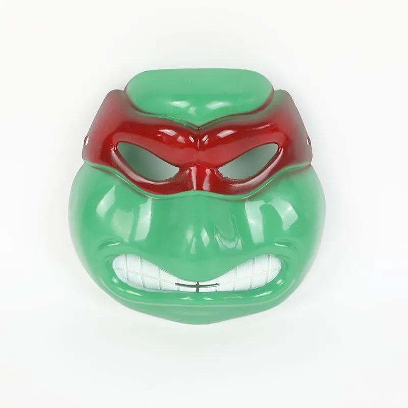Mask Turtles, Capa Facial Completa De Plástico, Adereço De Cosplay Para Crianças