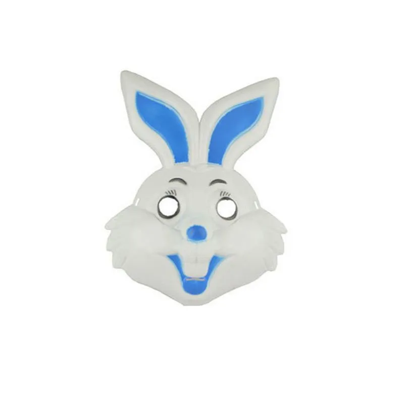 Máscara White Rabbit Full Face Cover Plastic Halloween