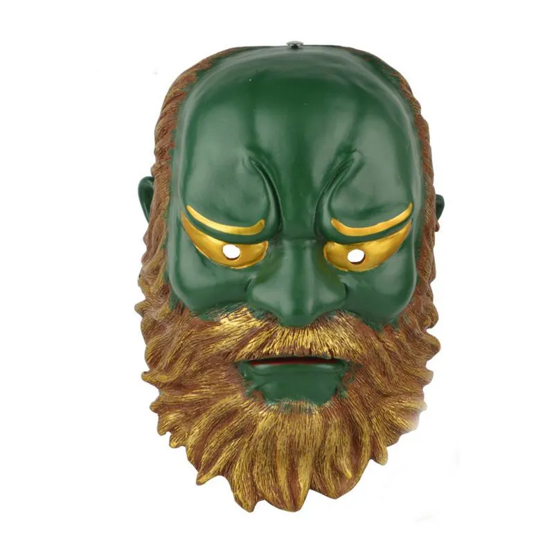 Máscara Facial Completa De Resina De Halloween Cosplay Prop Monk Sha
