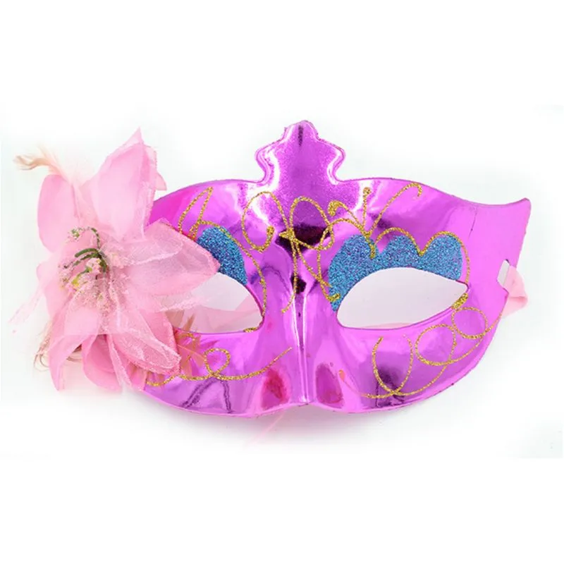 Máscara Kids Princess Pvc Half Face Halloween Cosplay Sho