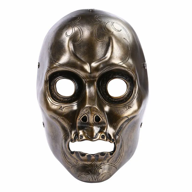 Máscara De Morte De Halloween, Resina De Terror, Capa Facial Completa, Cosplay