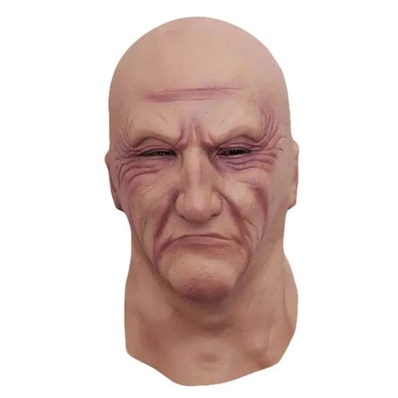 Máscara De Látex, Capa Facial Completa, Adereço De Halloween