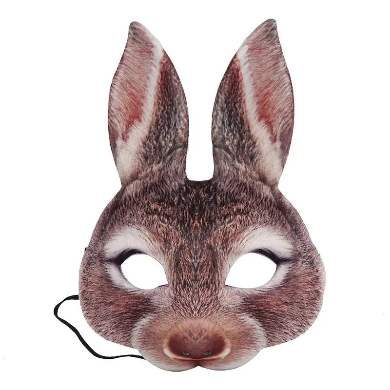 Mask Rabbit Eva Half Face Cover Mardi Gras Cosplay Party