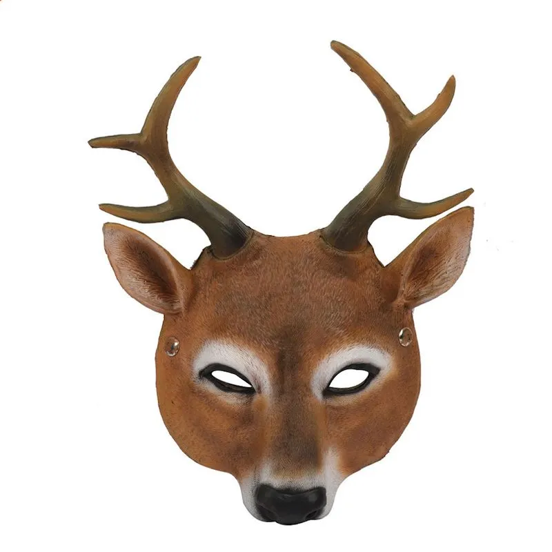 Mask Deer Pu Foam Full Face Cover Festa De Cosplay De Halloween