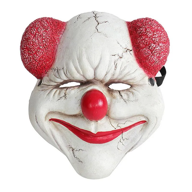 Máscara Smile Clown 3d Pu Com Capa Facial Completa Para Festa De Halloween