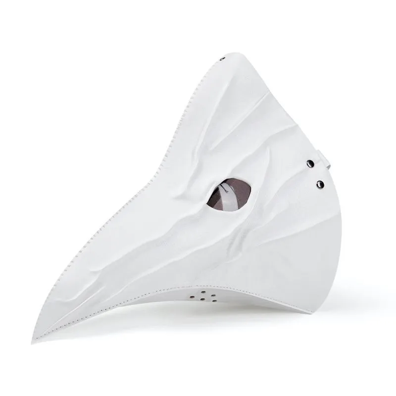 Máscara Steampunk Plague Doctor Halloween Cosplay De Couro Pu
