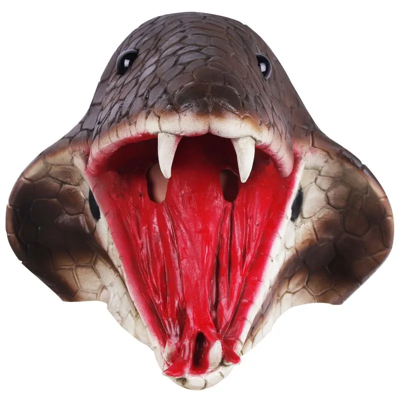Máscara Scary Boa Latex Face Full Face Halloween Animal Cosplay