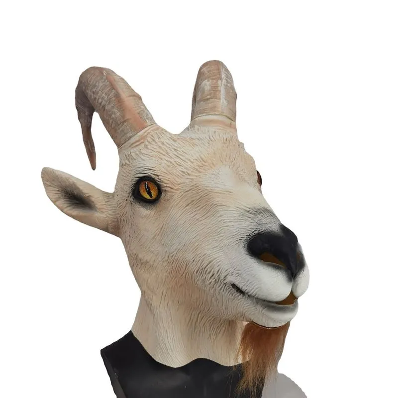 Máscara Antelope Halloween Cosplay Prop Party, Capa Facial Completa