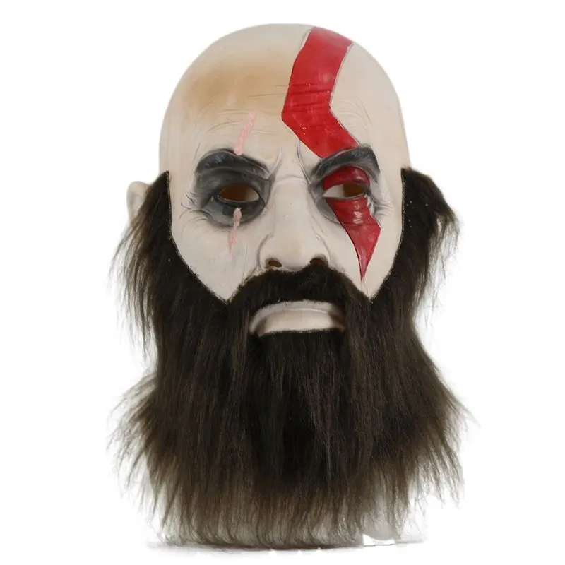 Máscara Kratos Gods Of War Party Full Face Halloween Cosplay