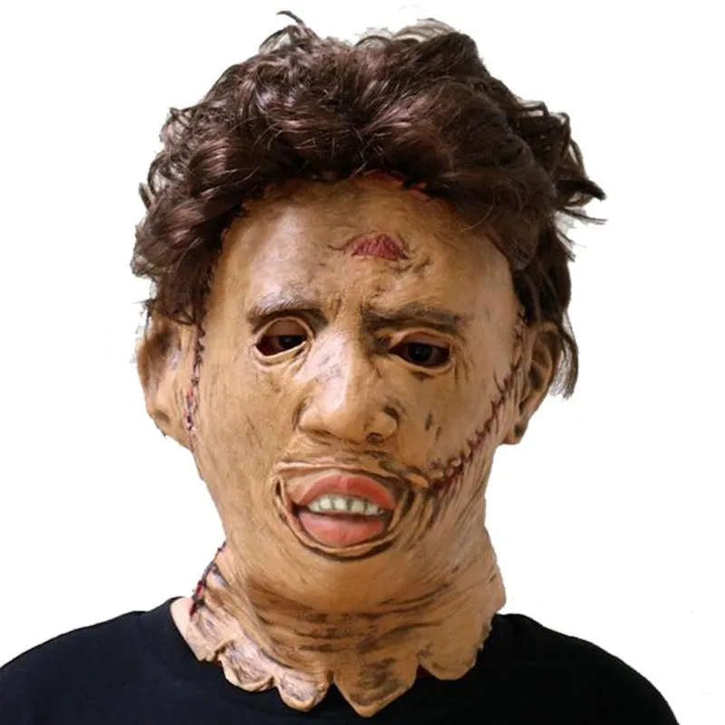Máscara De Látex Texas Chainsaw Massacre Para O Carnaval De Halloween