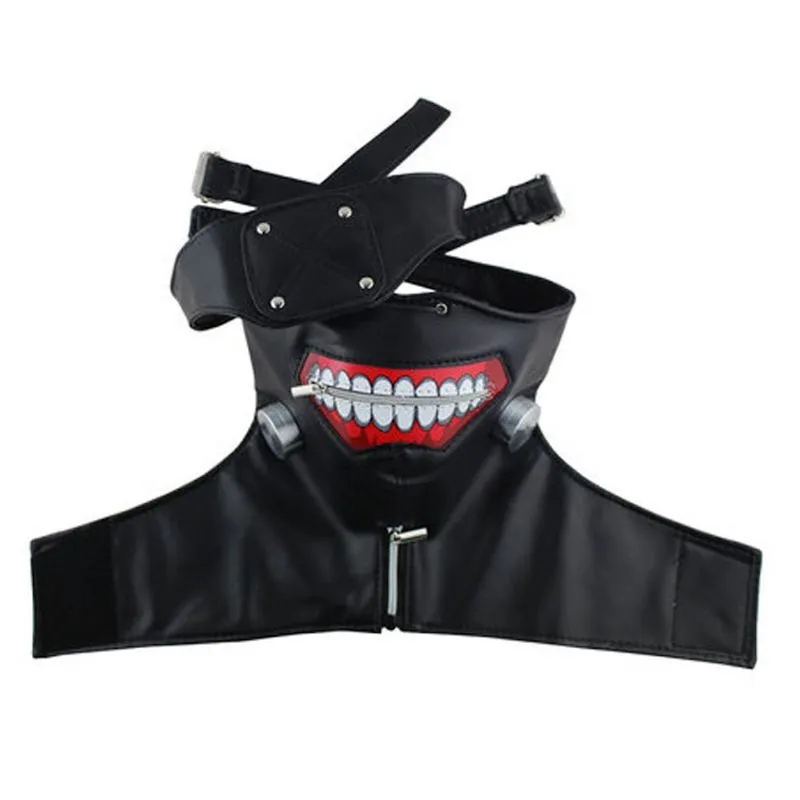 Máscara Tokyos Ghouls Kaneki Latex Para O Carnaval De Halloween