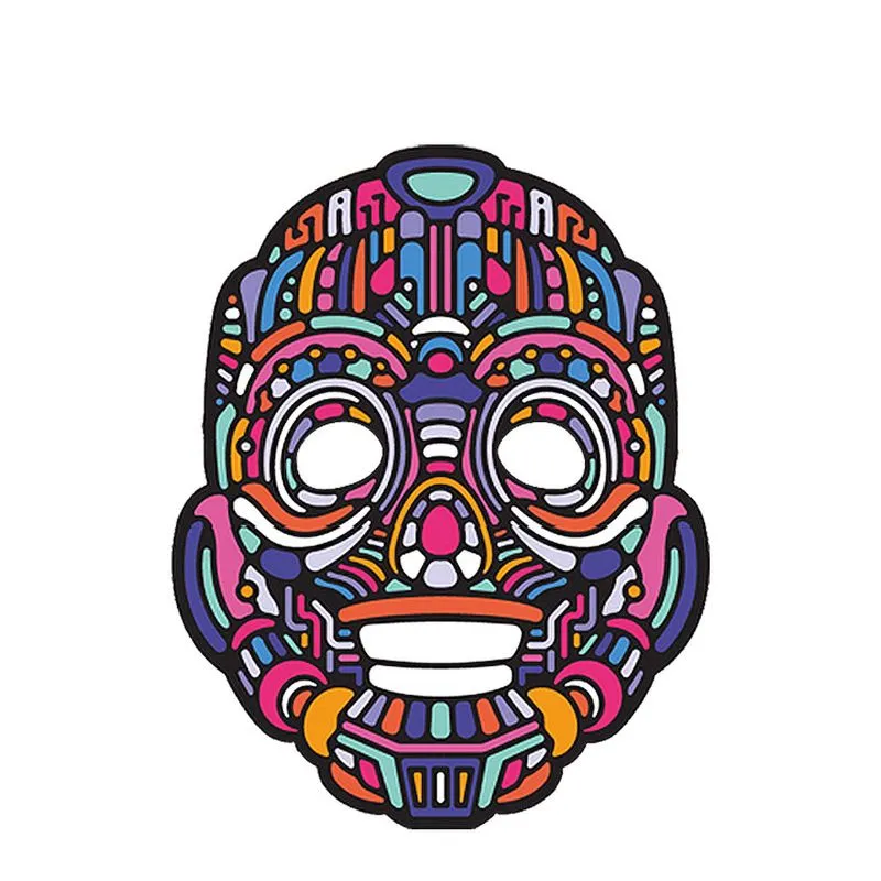 Máscara Facial De Látex Controlada Por Voz Para Carnaval De Halloween