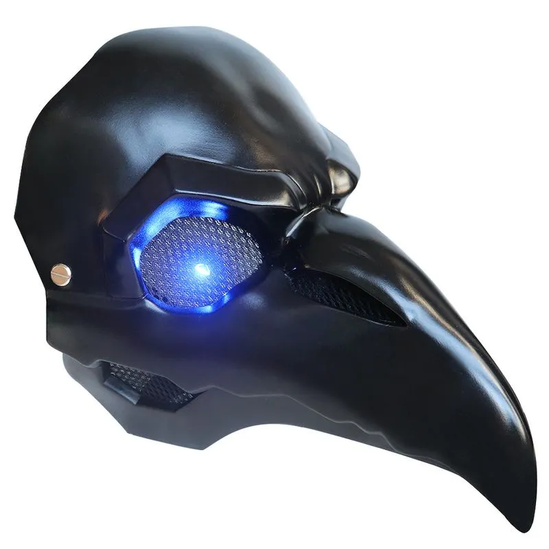 Máscara De Cosplay De Halloween Overwatch Creepy Headgear Para Adultos