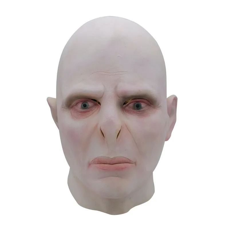 Máscara De Cosplay De Halloween Voldemorts, Capacete De Látex Para Adultos