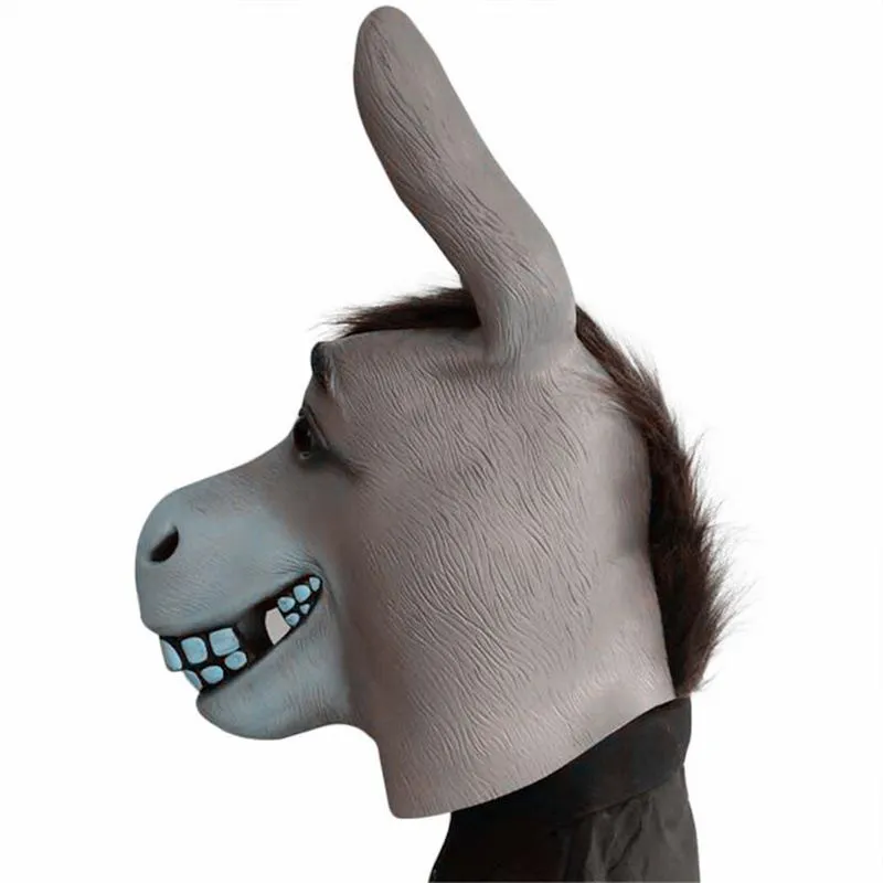 Máscara De Cosplay: Donkeys Shreks, Halloween, Carnaval, Páscoa, Látex