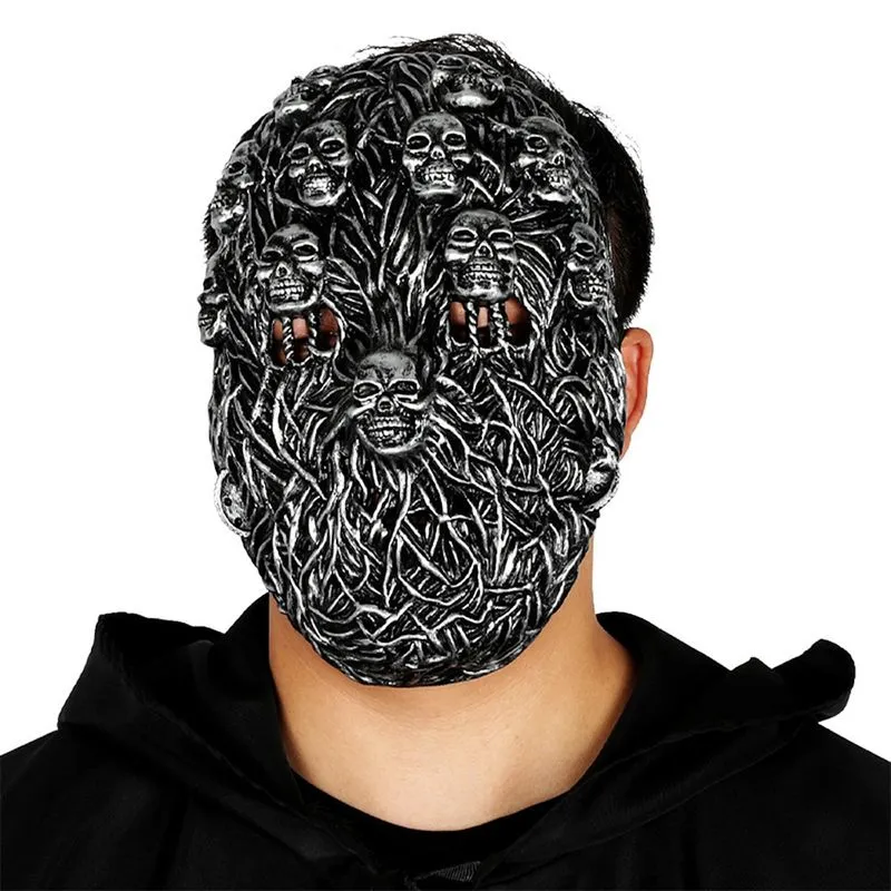 Máscara De Cosplay Skulls Halloween Carnaval Páscoa Latex 100g