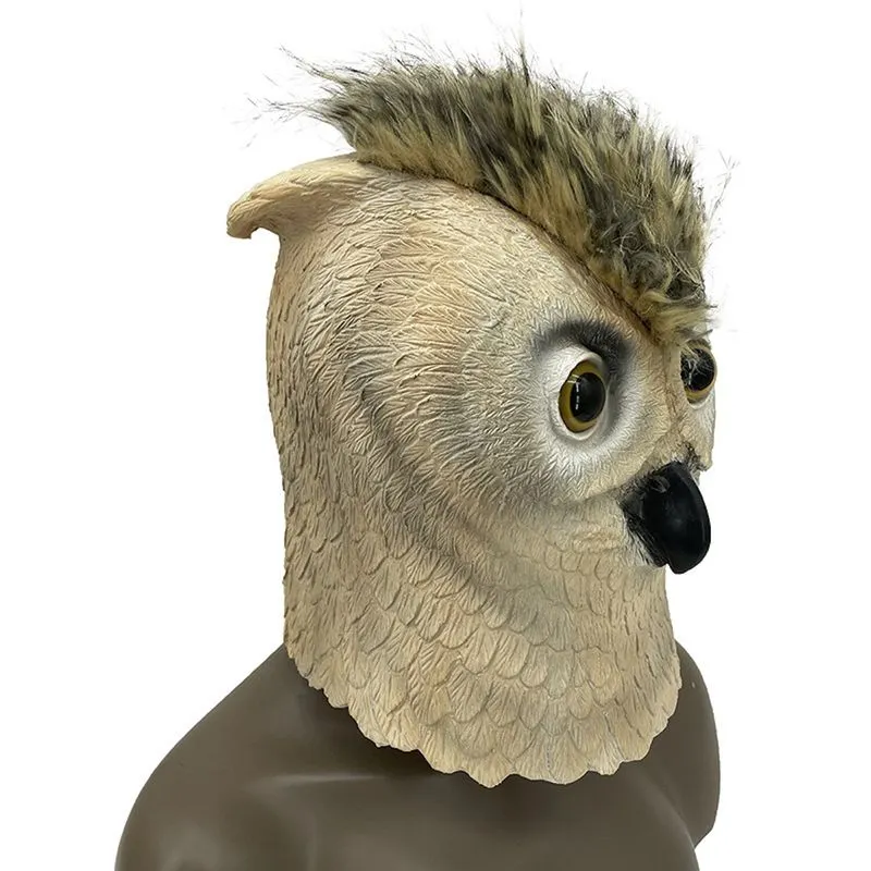 Máscara De Cosplay Owls Halloween Carnaval Páscoa Latex 300g