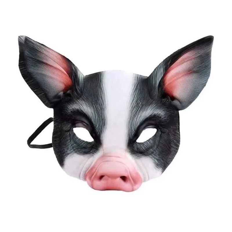 Máscara De Cosplay Para Porcos, Halloween, Carnaval, Páscoa Para Adultos