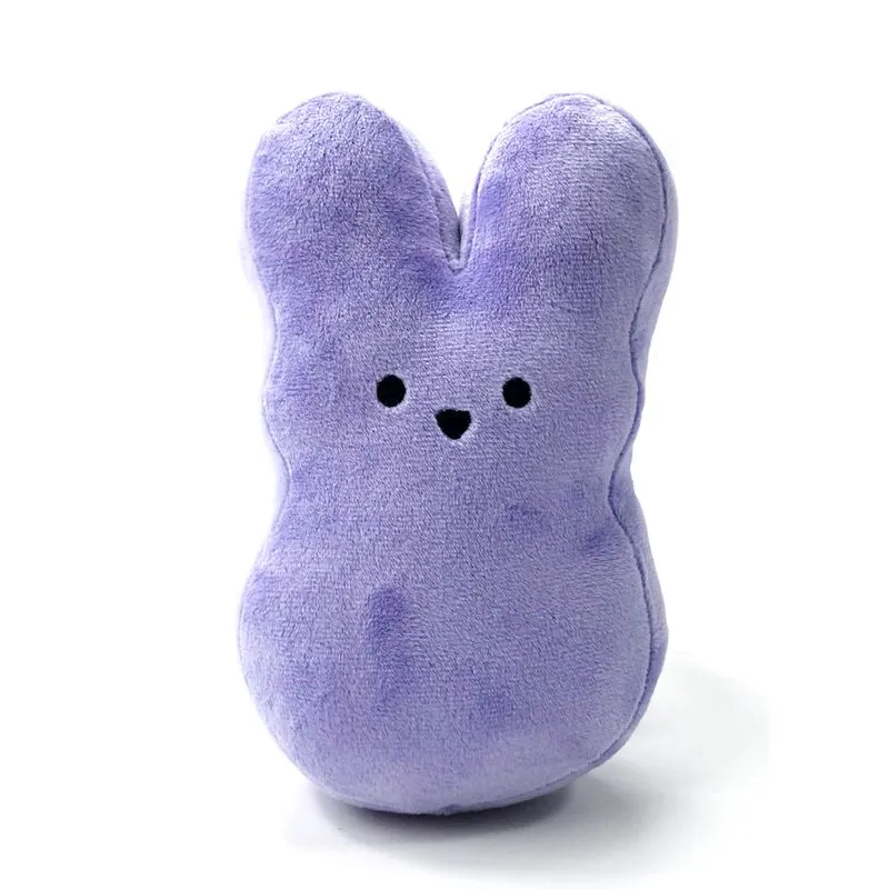 Boneca De Brinquedo De Pelúcia Peeps Purple Rabbit 15 Cm Em Algodão E Pelúcia