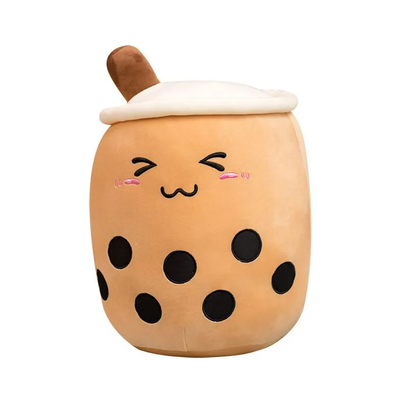 Boneca De Brinquedo De Pelúcia Milk Tea, Almofada De Desenho Animado, 24 Cm