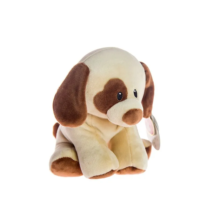 Boneca De Brinquedo De Pelúcia Amarela E Marrom Para Cães 20cm