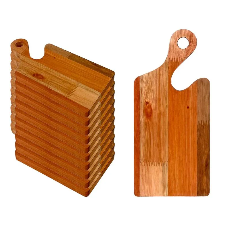 10 Tábua Corte Pequena Madeira Eucalipto 25cm Woodspot