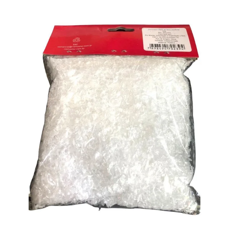 Floco De Neve Artificial 50g Branco