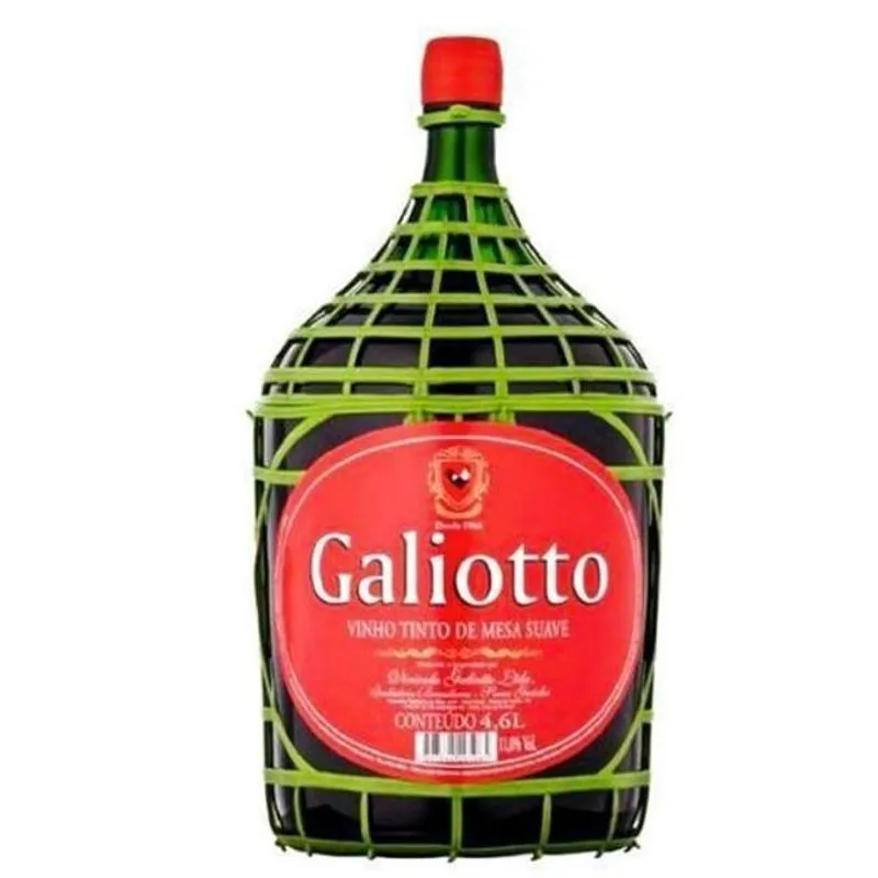 Vinho Tinto Galiotto Suave - 4,6l - Versátil E Saboroso