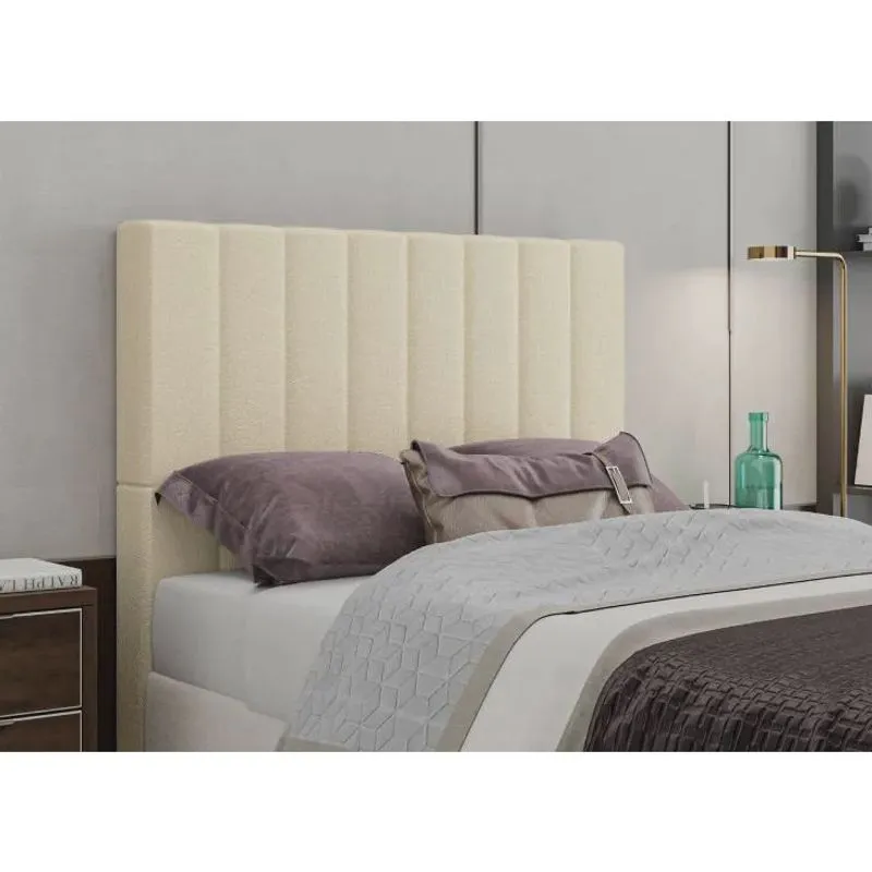 Cabeceira solteiro dubai - linho - palladium decor
