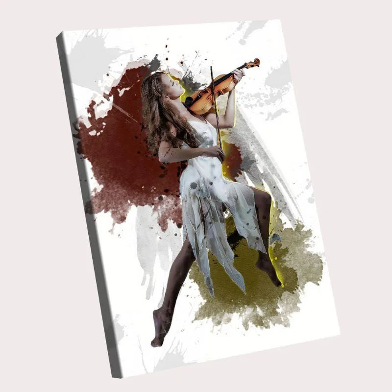 Quadro Violinista -- Br Artes