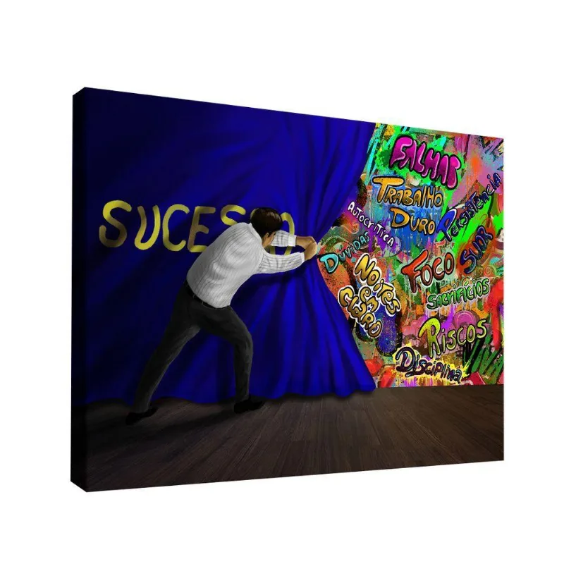 Quadro Cortina Do Sucesso -- Br Artes