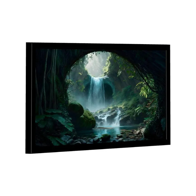 Quadro Cachoeira Deserta -- Br Artes