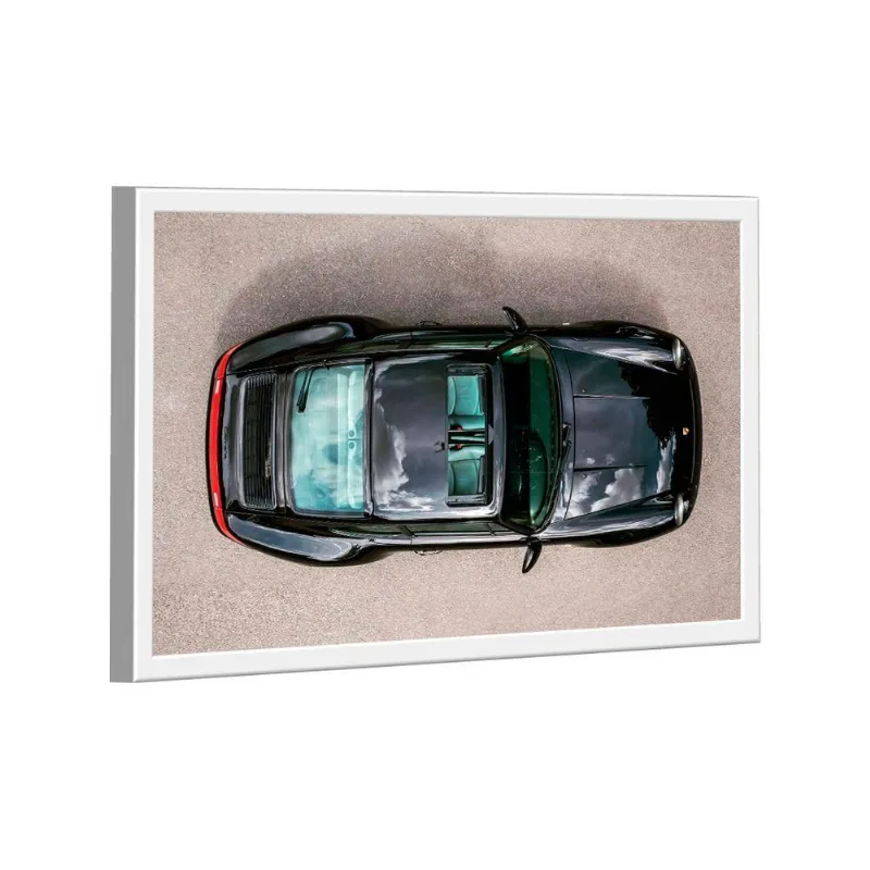 Quadro Porsche 911 Preto Br Artes