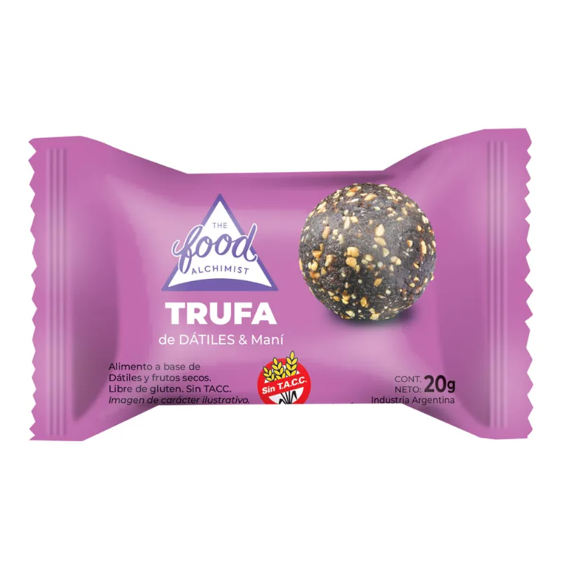Trufa The Food Alchimist De Dátiles y Maní x 20 g