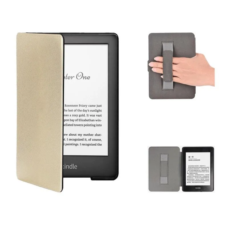 Capinha Com Alça Auto Sleep Para Kindle 11 Geração + Película