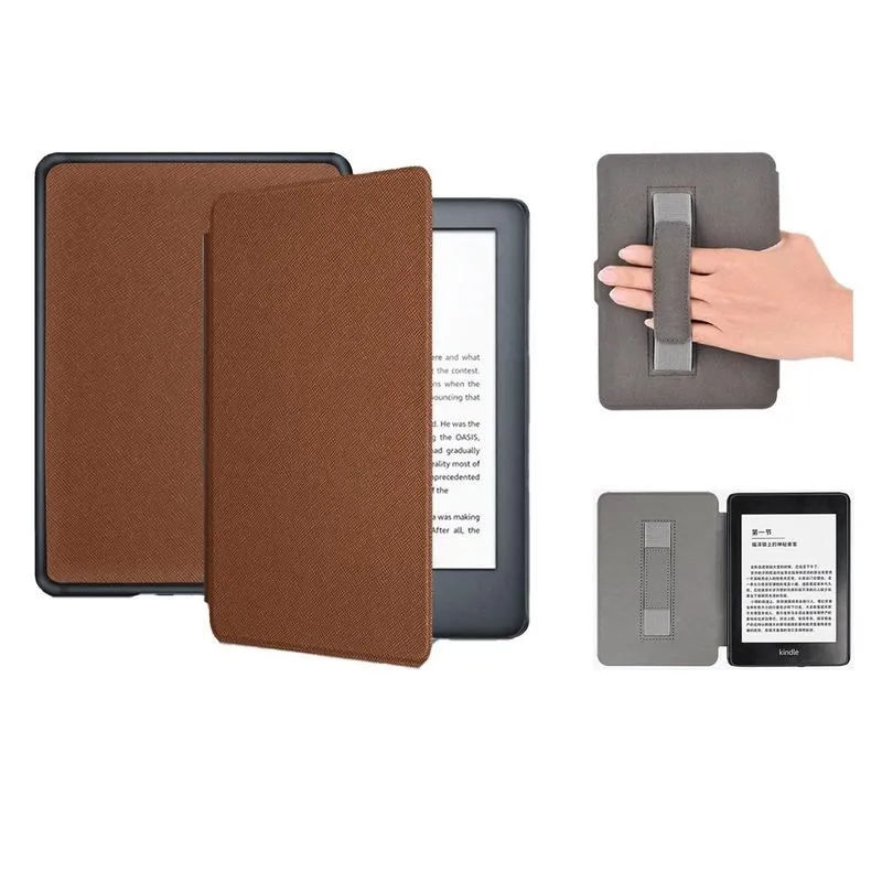 Capinha Com Alça Para Kindle Básico 11 + Película Plástico