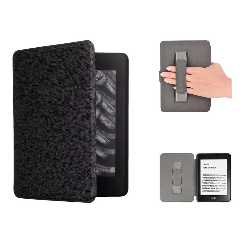 Capa Com Alça Couro Para Kindle Básico C2v2l3 +pel Plástico