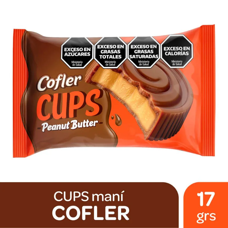 Chocolate Cups Mani X 17 Grs Arcor