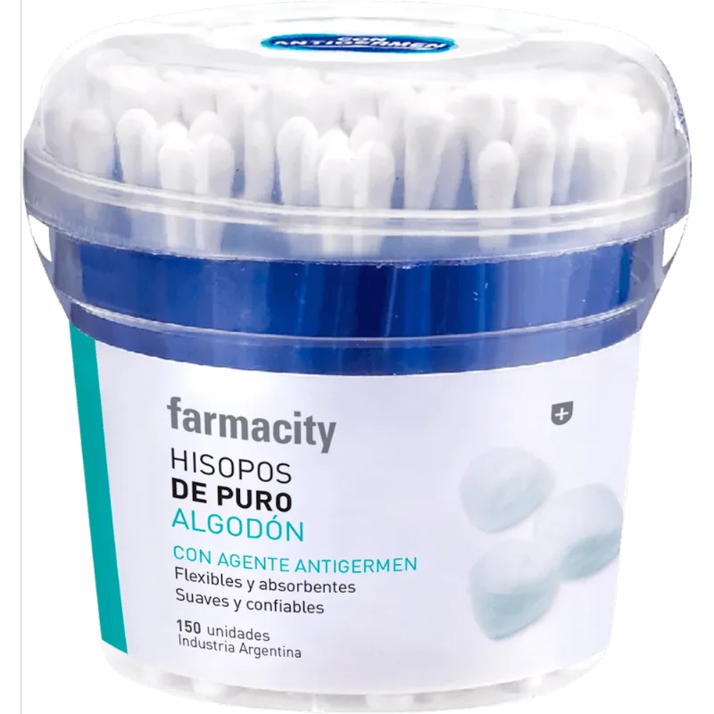 Hisopos Farmacity x 150 un