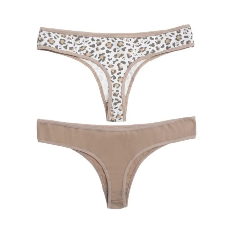 Bombacha Colaless Wav Animal Print x 2 un