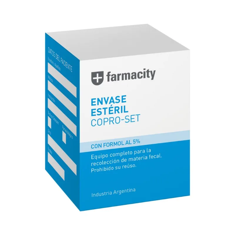 Envase Estéril Copro-Set Farmacity