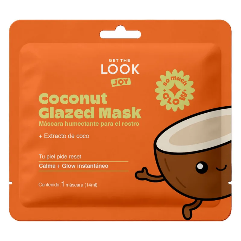 Mascarilla Facial Get The Look Joy con Extracto de Coco x 14 ml